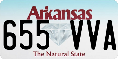 AR license plate 655VVA