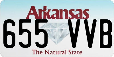 AR license plate 655VVB
