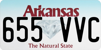 AR license plate 655VVC