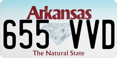 AR license plate 655VVD