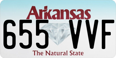 AR license plate 655VVF