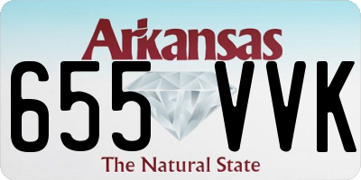 AR license plate 655VVK