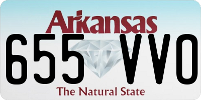 AR license plate 655VVO