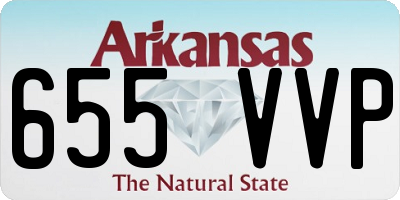 AR license plate 655VVP