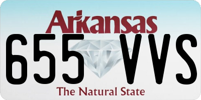 AR license plate 655VVS