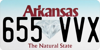 AR license plate 655VVX