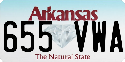 AR license plate 655VWA