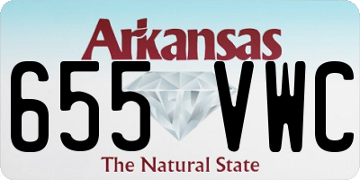 AR license plate 655VWC