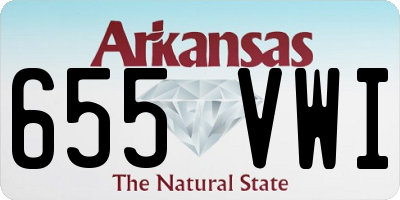 AR license plate 655VWI