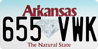 AR license plate 655VWK