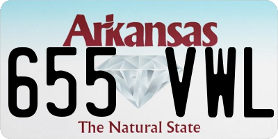 AR license plate 655VWL