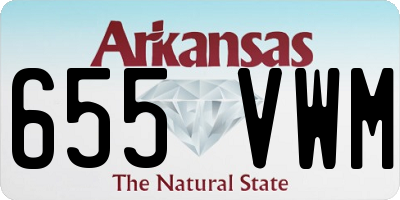 AR license plate 655VWM