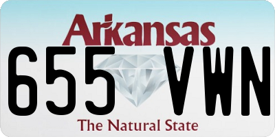 AR license plate 655VWN