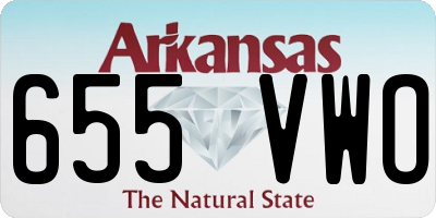 AR license plate 655VWO