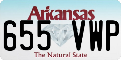 AR license plate 655VWP