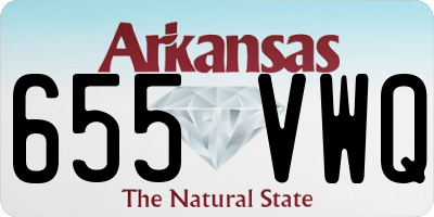 AR license plate 655VWQ