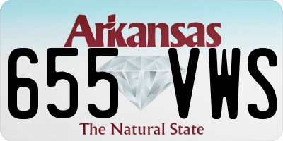 AR license plate 655VWS