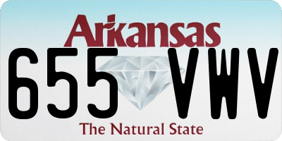 AR license plate 655VWV