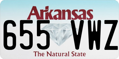 AR license plate 655VWZ