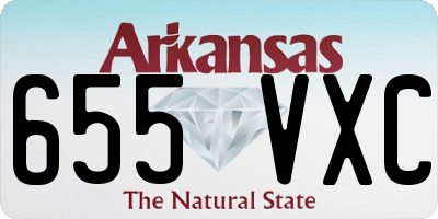 AR license plate 655VXC