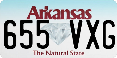 AR license plate 655VXG
