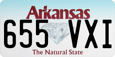 AR license plate 655VXI
