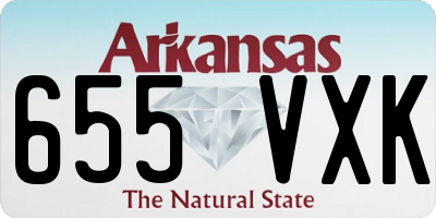 AR license plate 655VXK