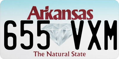 AR license plate 655VXM