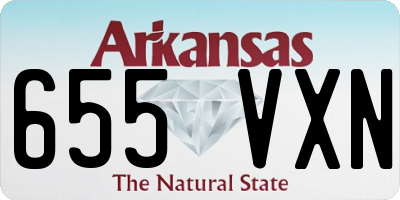 AR license plate 655VXN