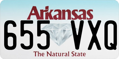 AR license plate 655VXQ