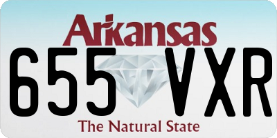 AR license plate 655VXR