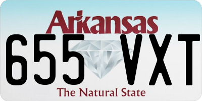 AR license plate 655VXT