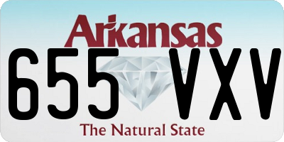 AR license plate 655VXV