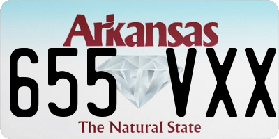 AR license plate 655VXX