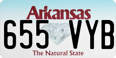 AR license plate 655VYB
