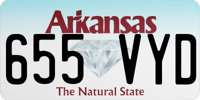 AR license plate 655VYD