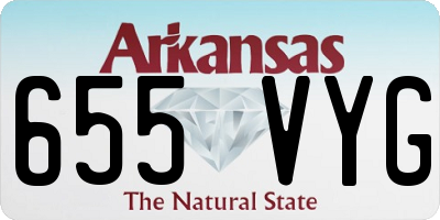 AR license plate 655VYG