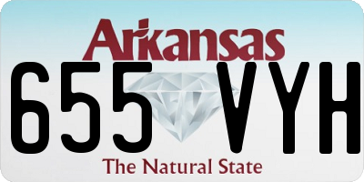 AR license plate 655VYH