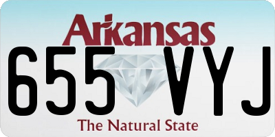 AR license plate 655VYJ