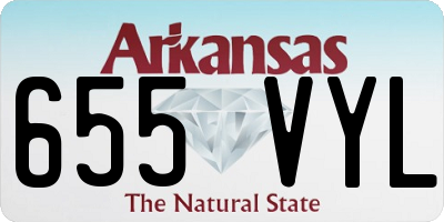 AR license plate 655VYL