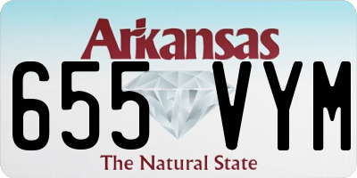 AR license plate 655VYM