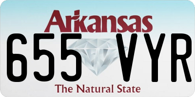 AR license plate 655VYR