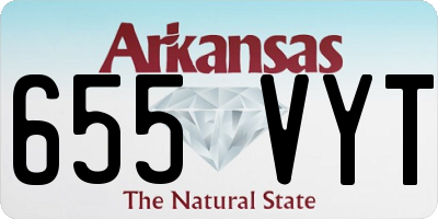 AR license plate 655VYT