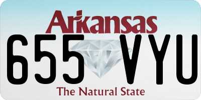 AR license plate 655VYU