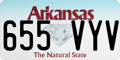 AR license plate 655VYV