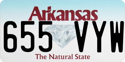 AR license plate 655VYW