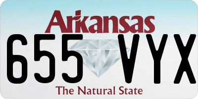 AR license plate 655VYX