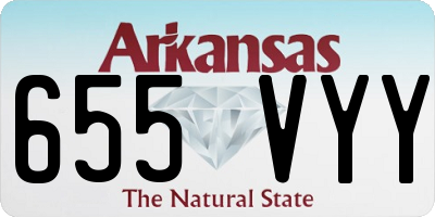 AR license plate 655VYY