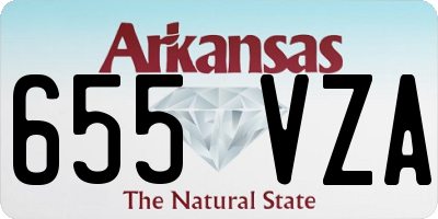 AR license plate 655VZA