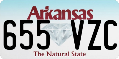 AR license plate 655VZC